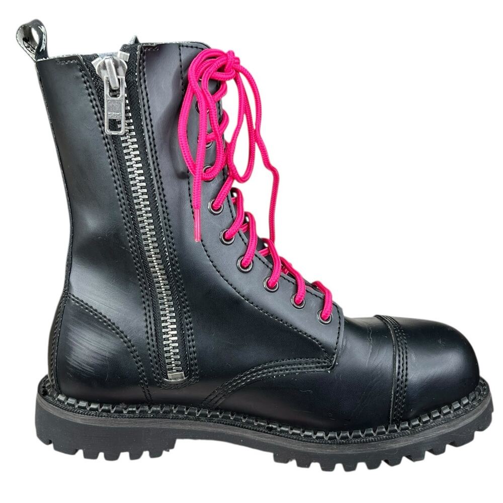 Demonia Women's Riot Black Vegan Leather Side Zip… - image 4